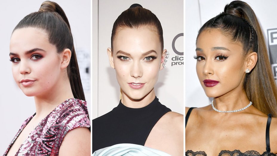 I DREAM OF JEANNIE' PONYTAILS SWEEP THE AMAS RED CARPET Hollywood