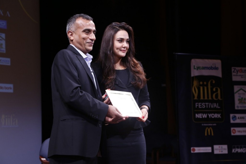 Preity Zinta at FICCI-IIFA Global Business Forum 2017.