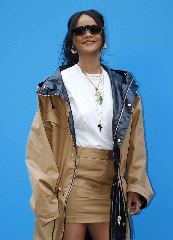 Mandatory Credit: Photo by Philippe Blet/REX/Shutterstock (10246024b) Rihanna Rihanna at Fenty store, Paris, France - 23 May 2019